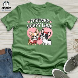 Forever Puppy Love Unisex T Shirt Gift For Animal Lover