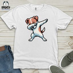 Dog Dab Heavy Cotton Comfort Colors Tee Gift For Dog Lover