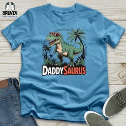 Daddysaurus Unisex T Shirt Gift For Animal Lover
