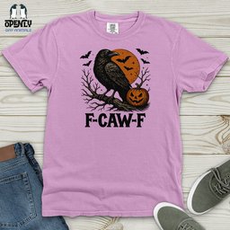 F Caw F Heavy Cotton Comfort Colors Tee Gift For Animal Lover