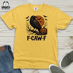 F Caw F Heavy Cotton Comfort Colors Tee Gift For Animal Lover