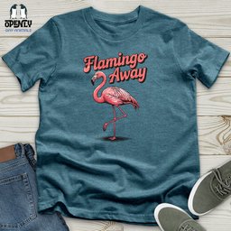 Flamingo Away Unisex T Shirt Gift For Animal Lover