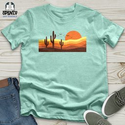 Desert Sunset Unisex T Shirt Gift For Animal Lover