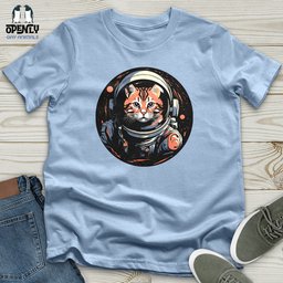 Cat Astronaut Unisex T Shirt Gift For Cat Lover