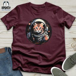 Cat Astronaut Unisex T Shirt Gift For Cat Lover