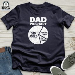 Dad Pie Chart Unisex T Shirt Gift For Dad