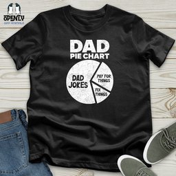 Dad Pie Chart Unisex T Shirt Gift For Dad