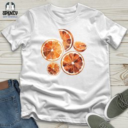 Dried Orange Slice Unisex T Shirt Gift For Animal Lover