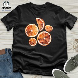 Dried Orange Slice Unisex T Shirt Gift For Animal Lover