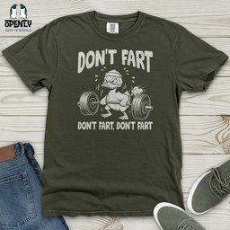 Dont Fart Heavy Cotton Comfort Colors Tee Gift For Animal Lover