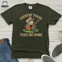 Country Toads Take Me Home Heavy Cotton Comfort Colors Tee Gift For Animal Lover