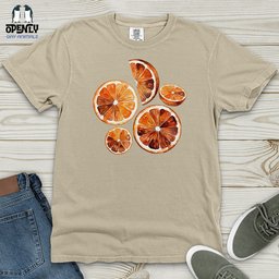 Dried Orange Slice Shirt Heavy Cotton Comfort Colors Tee Gift For Animal Lover