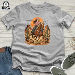 Desert Rider Unisex T Shirt Gift For Animal Lover