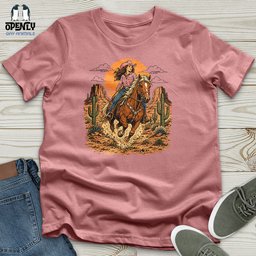 Desert Rider Unisex T Shirt Gift For Animal Lover