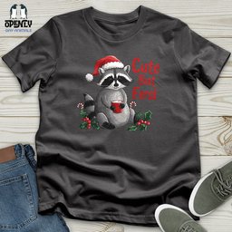 Cute But Feral Softstyle Tee Gift For Animal Lover