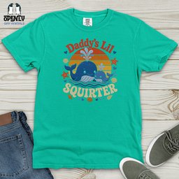 Daddys Lil Squirter 02 Heavy Cotton Comfort Colors Tee Gift For Animal Lover