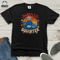 Daddys Lil Squirter 02 Heavy Cotton Comfort Colors Tee Gift For Animal Lover