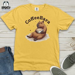 Coffeebara Heavy Cotton Comfort Colors Tee Gift For Animal Lover