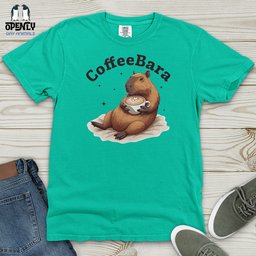 Coffeebara Heavy Cotton Comfort Colors Tee Gift For Animal Lover