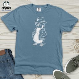 Cool Penguin Heavy Cotton Comfort Colors Tee Gift For Animal Lover