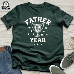 Father Of The Year Unisex T Shirt Gift For Dad