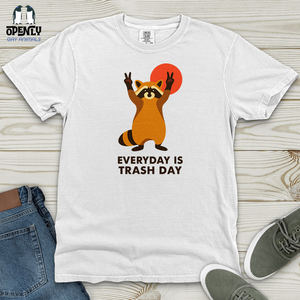 Everyday Is Trash Day Heavy Cotton Comfort Colors Tee Gift For Animal Lover