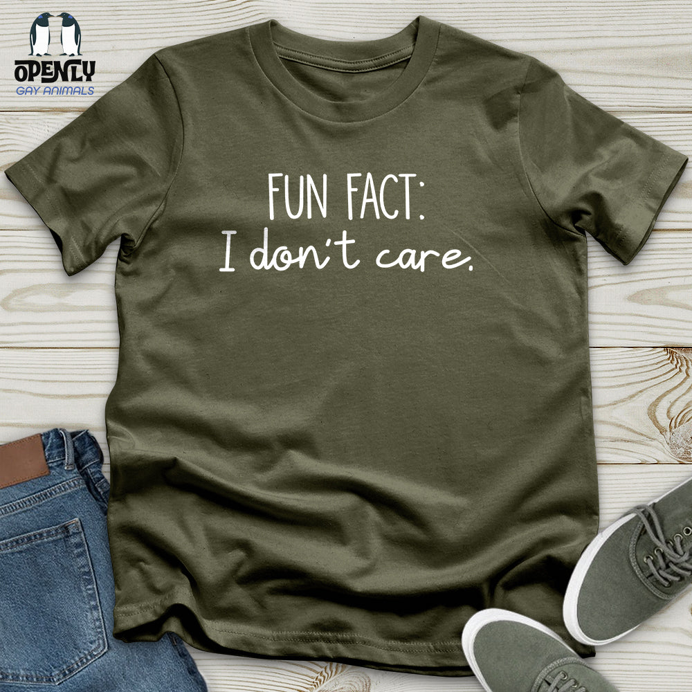 Fun Fact I Dont Care Unisex T Shirt Gift For Animal Lover