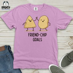 Friend Chip Goals Heavy Cotton Comfort Colors Tee Gift For Animal Lover