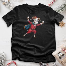 Goat With Snowballs Unisex T Shirt Gift For Animal Lover
