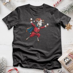 Goat With Snowballs Unisex T Shirt Gift For Animal Lover
