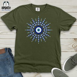 Evil Eye 03 Heavy Cotton Comfort Colors Tee Gift For Animal Lover