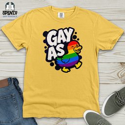 Gay As Heavy Cotton Comfort Colors Tee Gift For Animal Lover