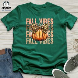 Fall Vibes Unisex T Shirt Gift For Animal Lover