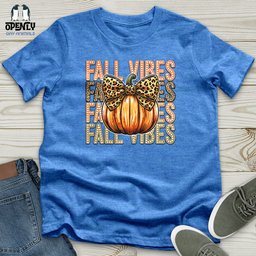 Fall Vibes Unisex T Shirt Gift For Animal Lover