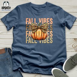 Fall Vibes Unisex T Shirt Gift For Animal Lover