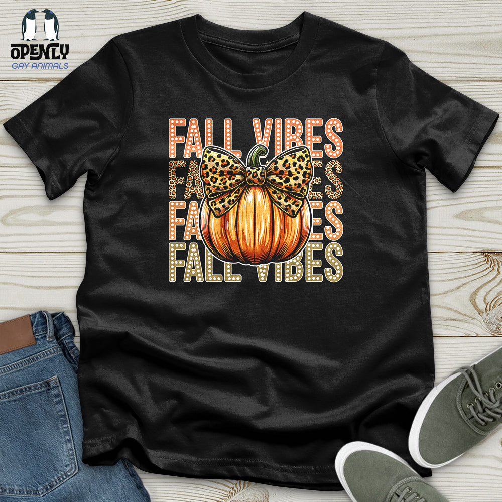 Fall Vibes Unisex T Shirt Gift For Animal Lover