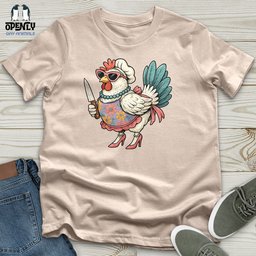Funny Rooster Chicken Unisex T Shirt Gift For Animal Lover