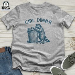 Girl Dinner Softstyle Tee Gift For Animal Lover