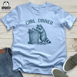 Girl Dinner Softstyle Tee Gift For Animal Lover