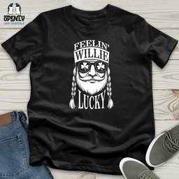 Feelin Willie Lucky Unisex T Shirt Gift For Animal Lover