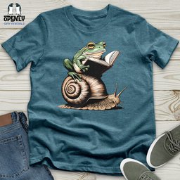Frog Riding Sanil Unisex T Shirt Gift For Frog Lover