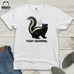 Fart Squirrel Heavy Cotton Comfort Colors Tee Gift For Animal Lover