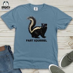 Fart Squirrel Heavy Cotton Comfort Colors Tee Gift For Animal Lover