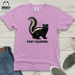 Fart Squirrel Heavy Cotton Comfort Colors Tee Gift For Animal Lover
