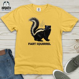Fart Squirrel Heavy Cotton Comfort Colors Tee Gift For Animal Lover