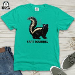 Fart Squirrel Heavy Cotton Comfort Colors Tee Gift For Animal Lover