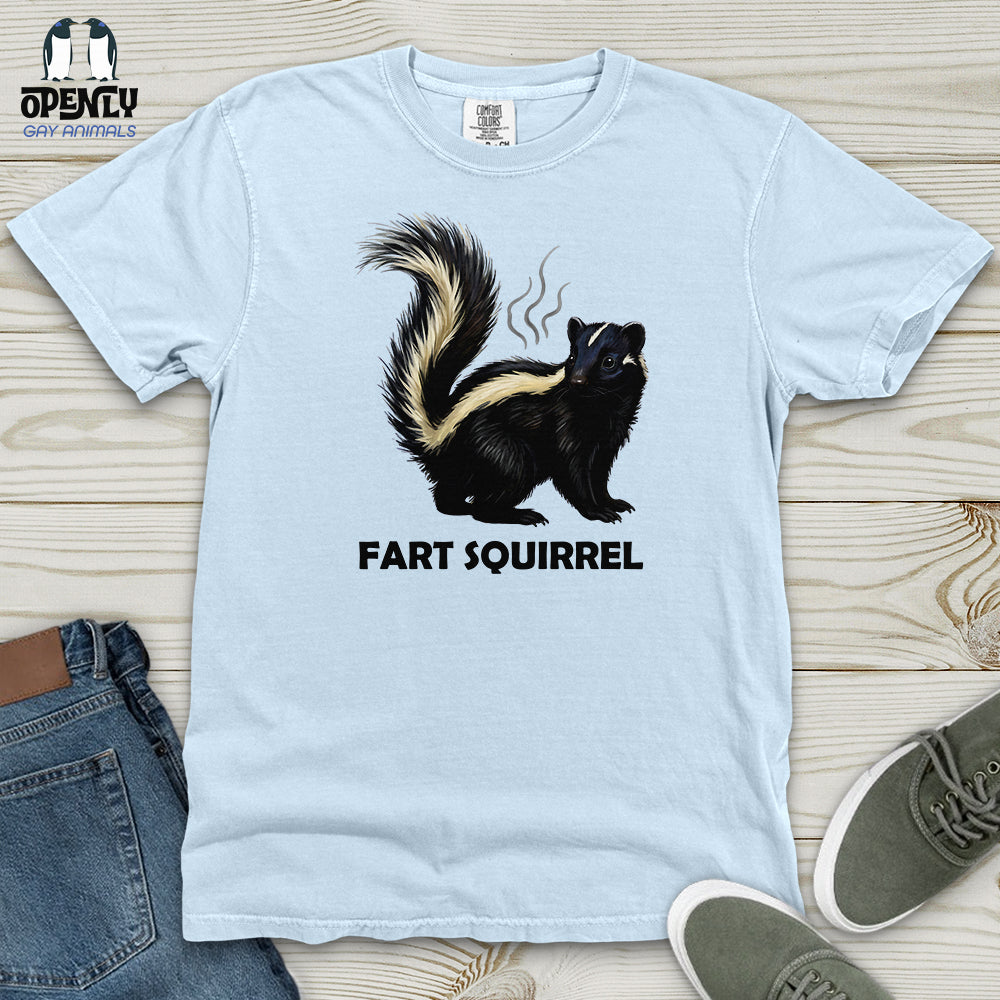 Fart Squirrel Heavy Cotton Comfort Colors Tee Gift For Animal Lover