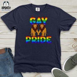 Gay Pride Heavy Cotton Comfort Colors Tee Gift For Animal Lover