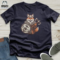 Fox Viking Courage Unisex T Shirt Gift For Animal Lover