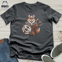 Fox Viking Courage Unisex T Shirt Gift For Animal Lover